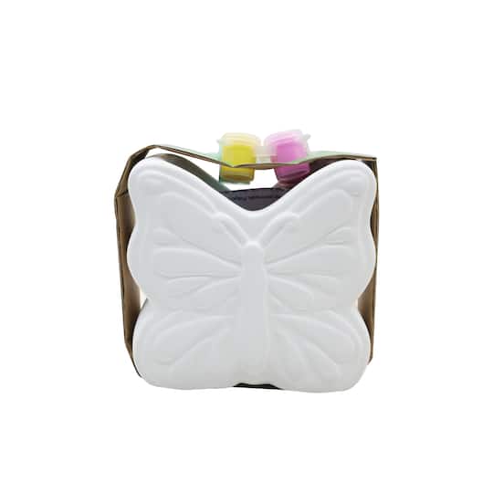 Butterfly-Shaped Ceramic Planter Kit by Creatology™